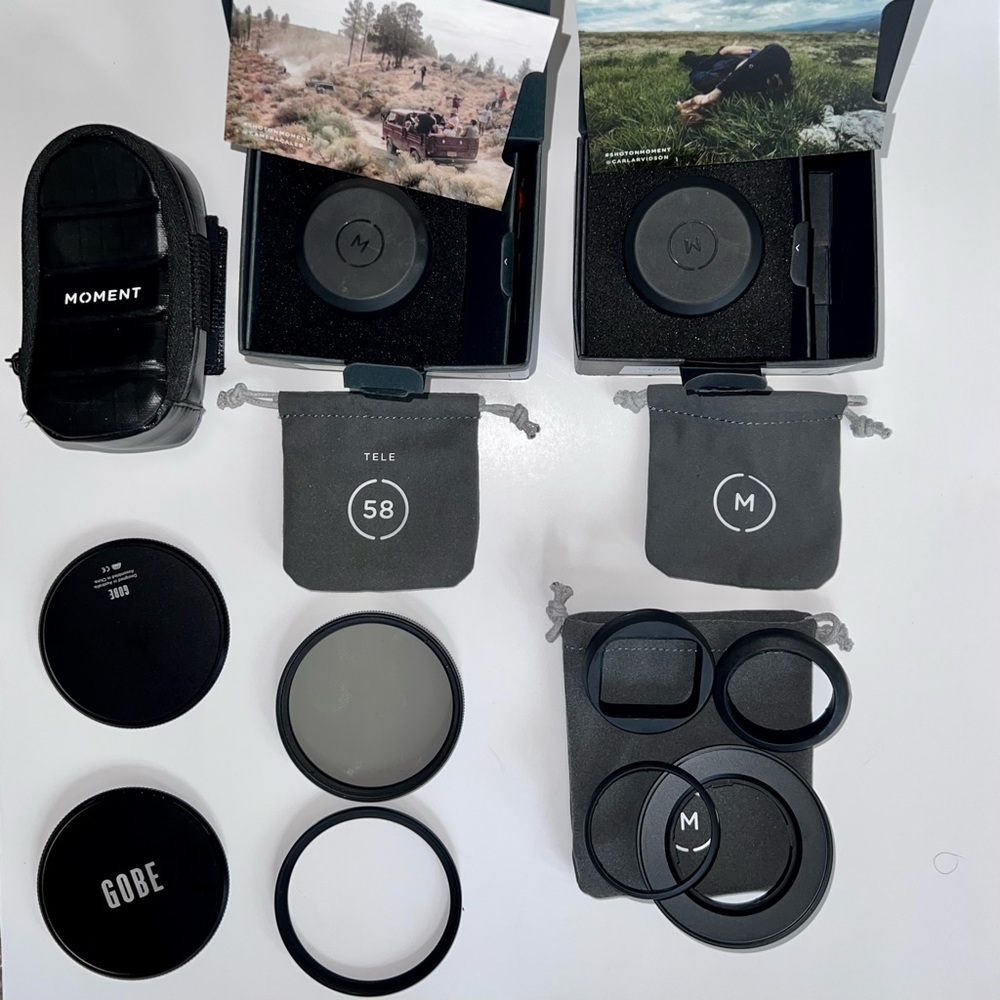Moment lenses, filters, case and extras for iPhone 13